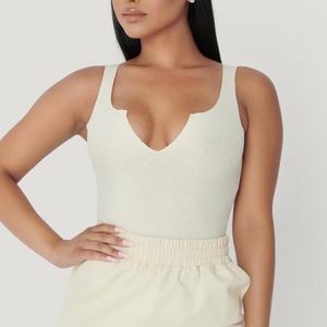 Meshki Millie V bodysuit tank